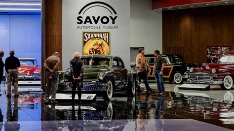 Savoy auto museum - The Savoy Automobile Museum. 3 Savoy Ln, Cartersville, GA 30120. Museum Hours: Sunday 10 AM–5 PM. Monday - Closed. Tuesday 10 AM–5 PM. Wednesday 10 AM–5 PM. Thursday 10 AM–5 PM. Friday 10 AM–5 PM. Saturday 10 AM–5 PM. THANK YOU TO OUR CORPORATE PARTNERS ...